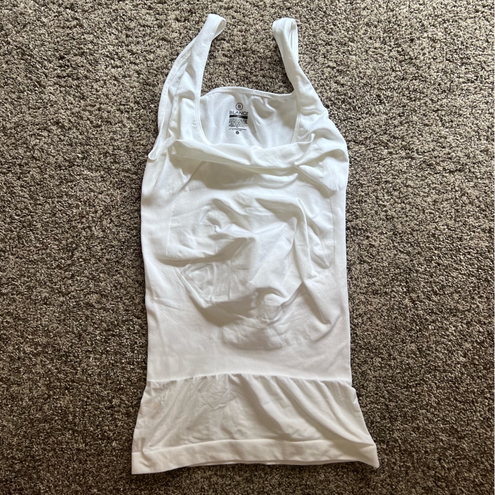 Blanqi belly support tank, white